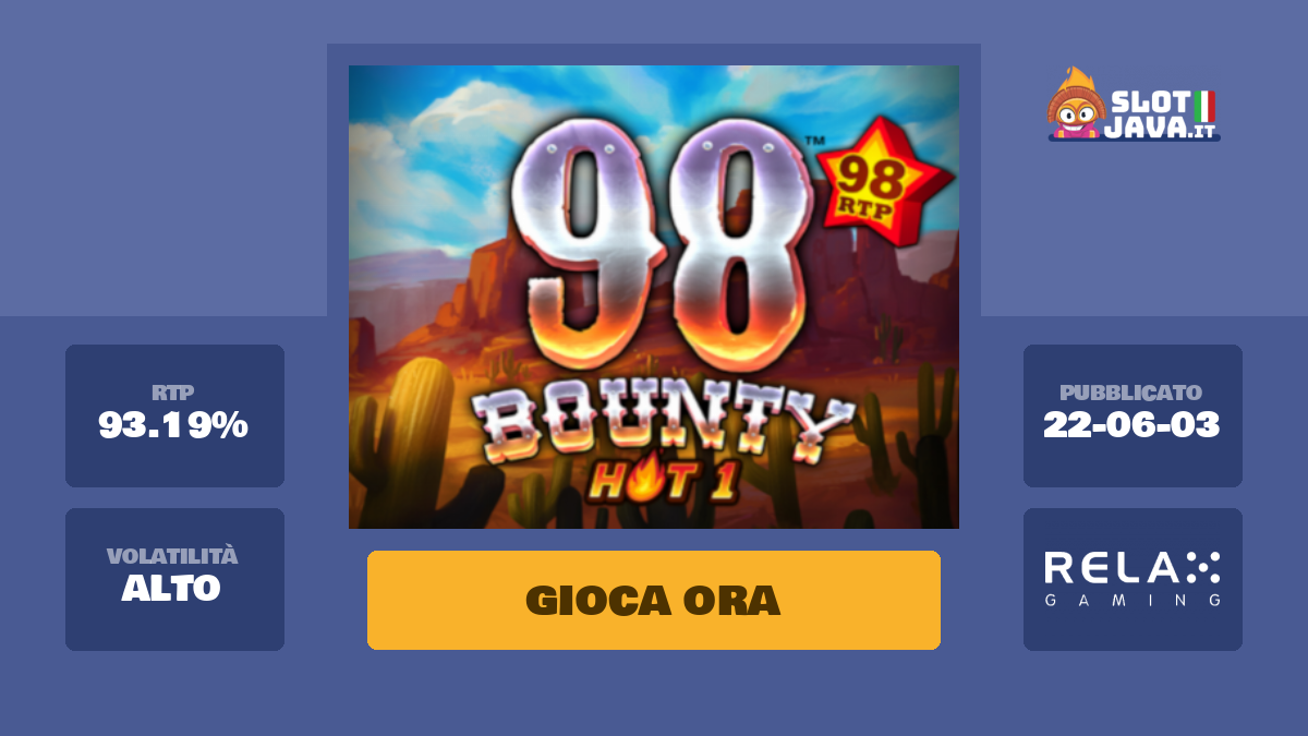 98 Bounty Hot 1 Slots